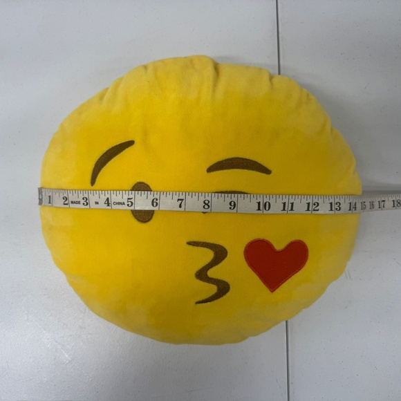 Face Throwing A Kiss Emoji Pillow - Picture 5 of 5